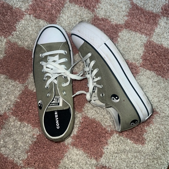 Low Platform Converse - All Star Lift - Custom ☯️ - Picture 4 of 4